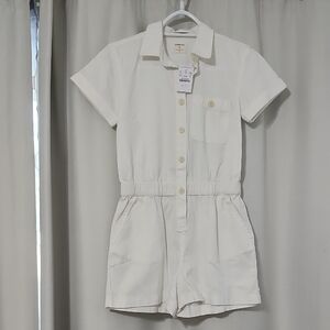 Crewcuts Ivory Button-Up Kids One Piece